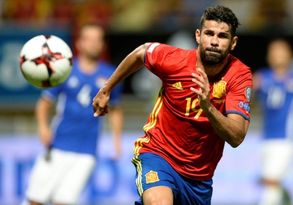 Diego Costa pourrait manquer des matchs. AFP
