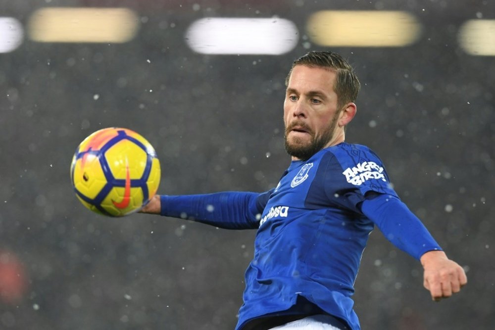 Sigurdsson's goal sealed the three points for Everton. AFP