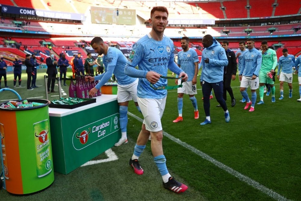 Laporte podrá jugar la Eurocopa con España. AFP