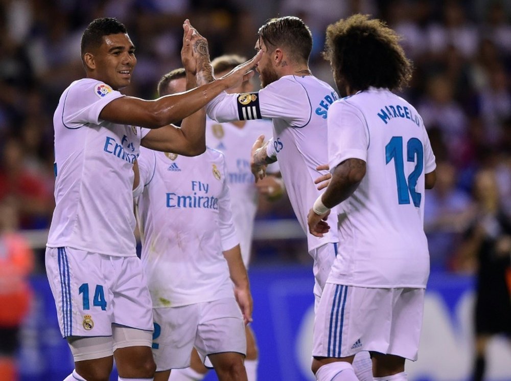 Mourinho via muito potencial em Casemiro. AFP