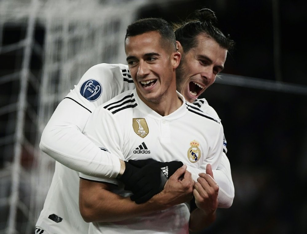 Lucas cambia la cara al Madrid. AFP