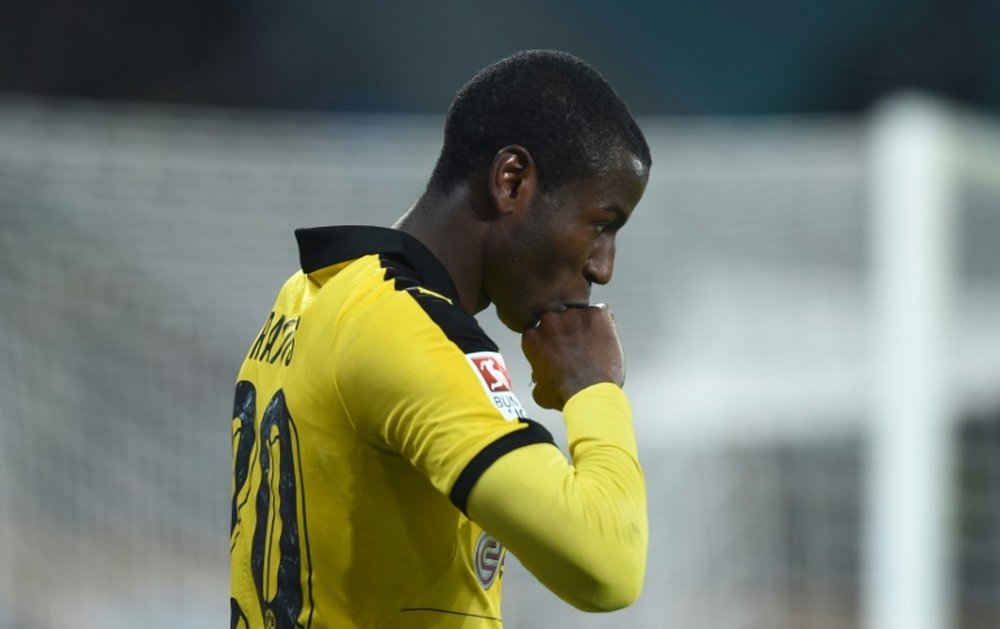 Adrian Ramos ne jouait plus beaucoup avec Dortmund. AFP