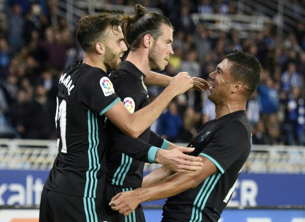 Bale foi autor do último gol 'merengue'. AFP