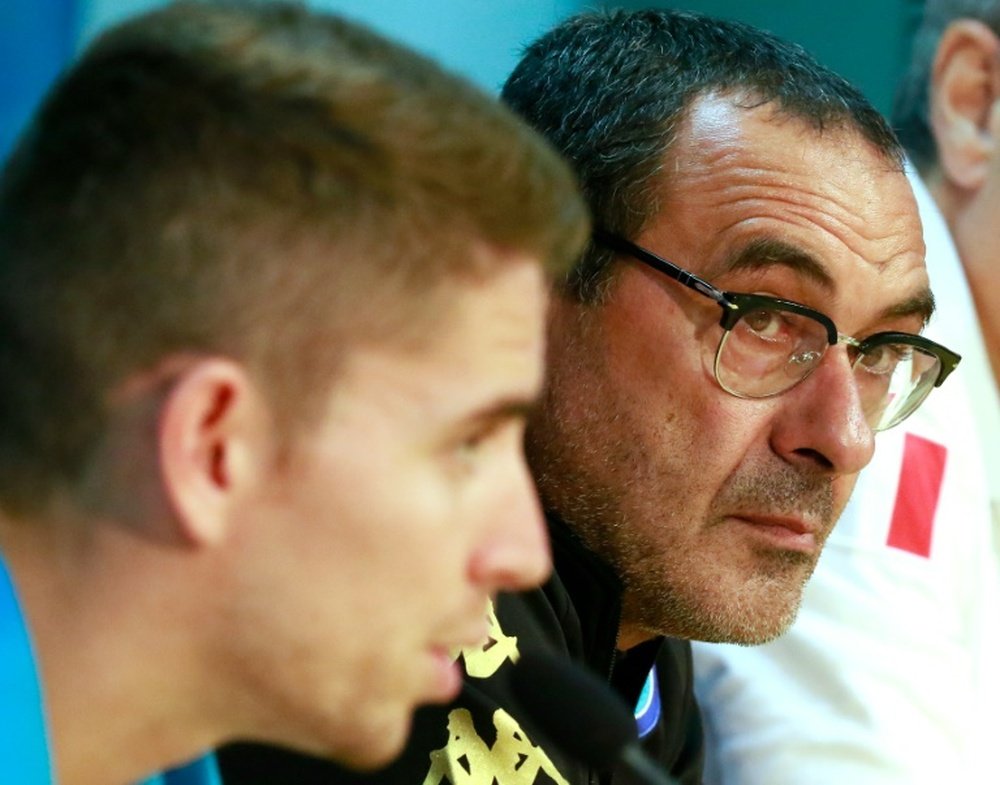 Sarri non dimentica Jorginho. AFP