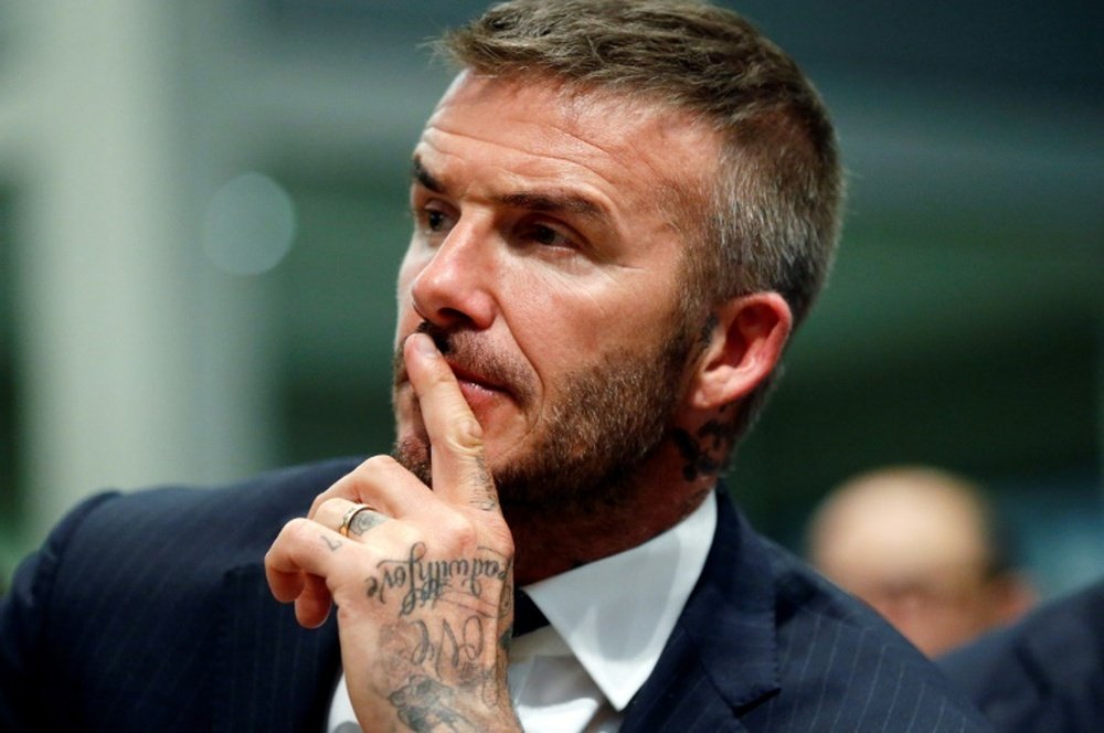 Beckham se unió a la 'Clase del 92' y a Peter Lim. AFP