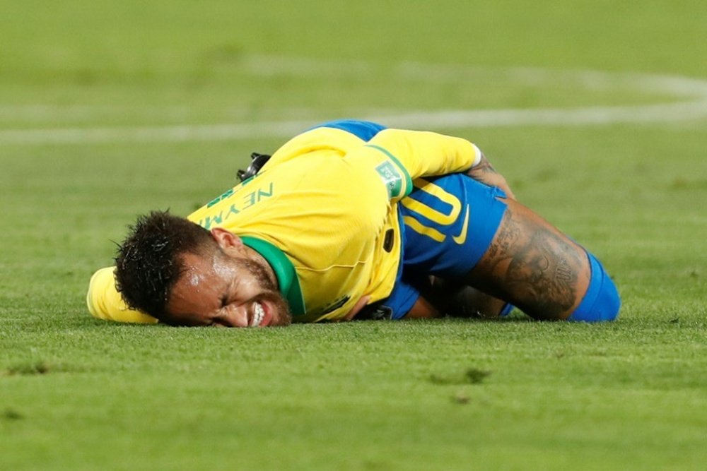 Neymar relató su momento más difícil. AFP
