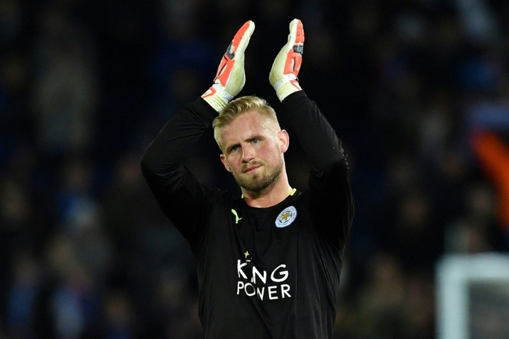 Shakespeare expects Schmeichel stay. AFP