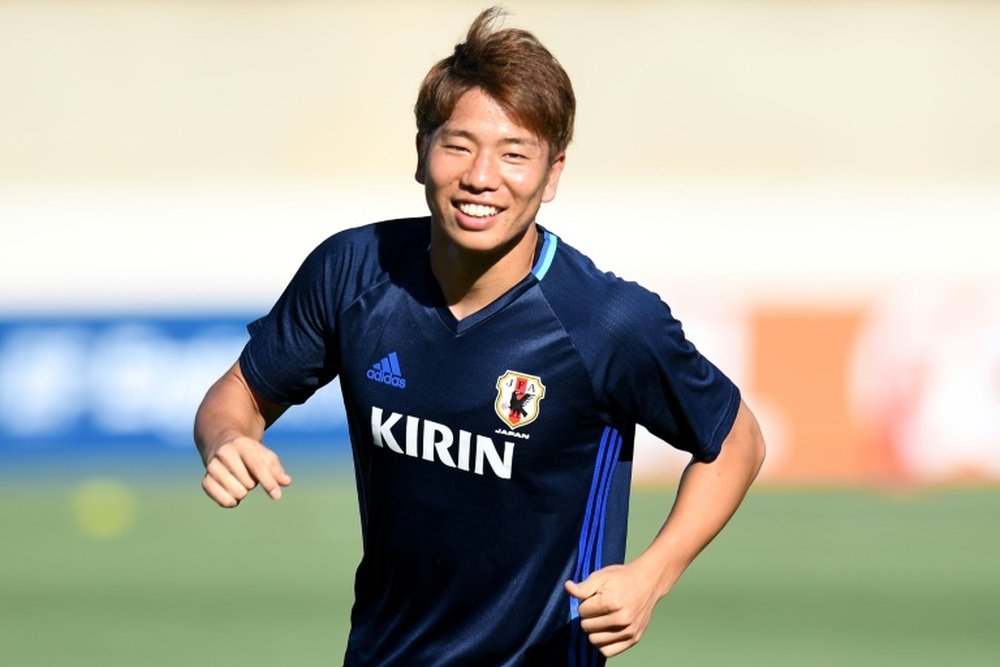 German Bundesliga club Stuttgart confirms they have signed Japanese forward Takuma Asano, pictured on July 29, 2016, on a year-long loan valid for one season