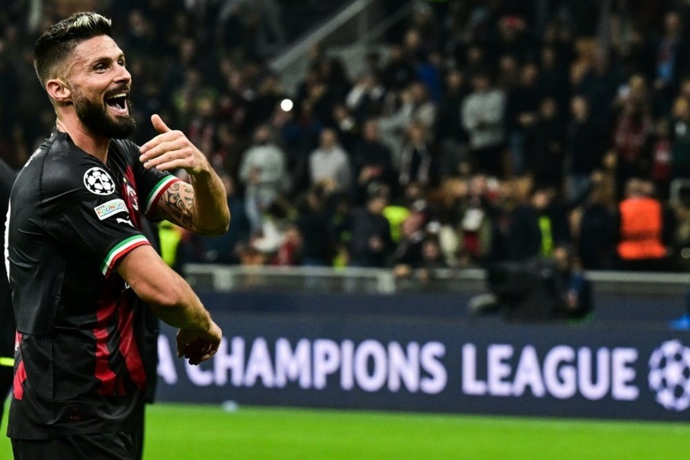 El Milán intentará renovar a Giroud. AFP