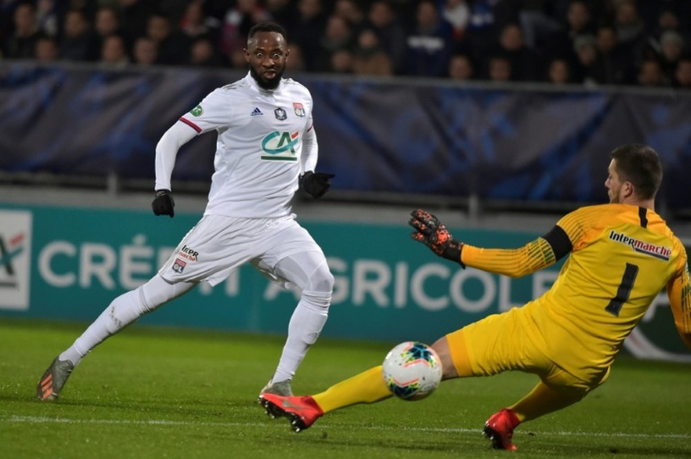 Moussa Dembele linked with a move to the Premier League. AFP