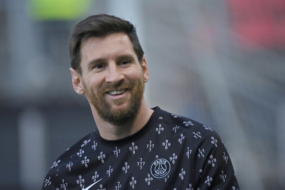 El Papa Francisco se llevará una camiseta de Messi. AFP