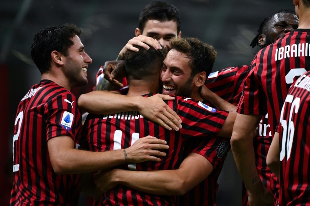 Milan now have a budget for next season. AFP