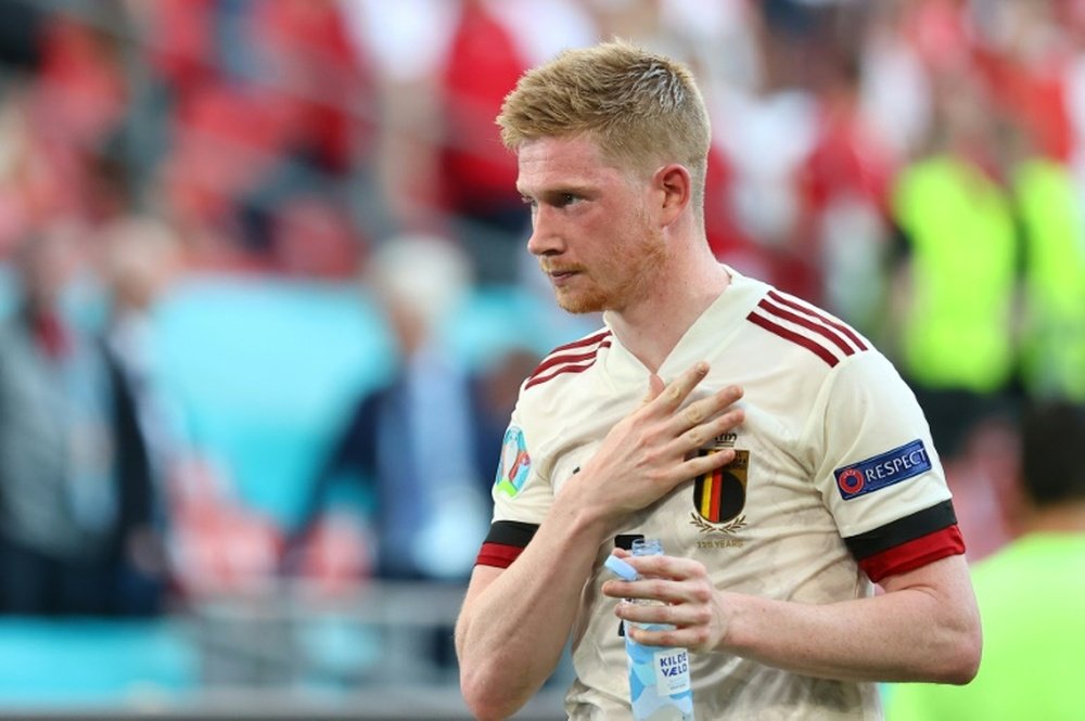 De Bruyne ve a Italia como la mejor en la Eurocopa. AFP