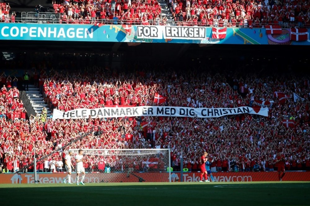 Habrá hinchas daneses en el Johan Cruyff Arena. AFP