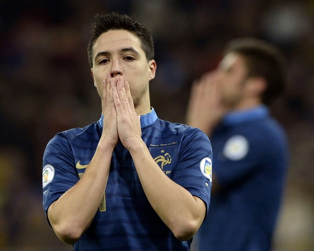 Nasri has been without a club since January. AFP