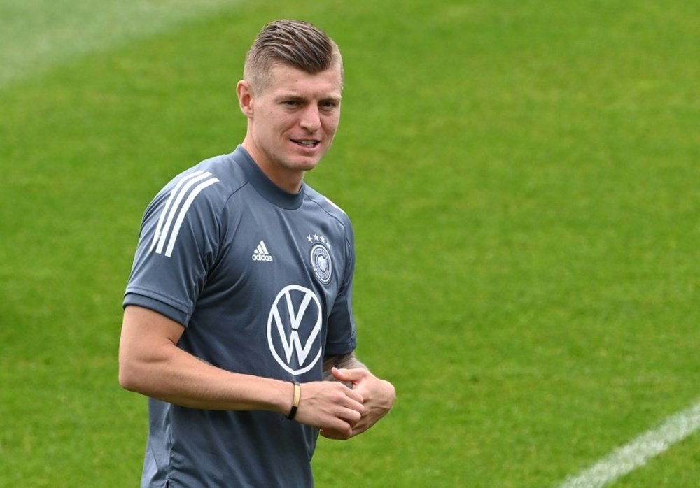 La Eurocopa de Toni Kroos le ha costado llevarse duras críticas. AFP/Archivo
