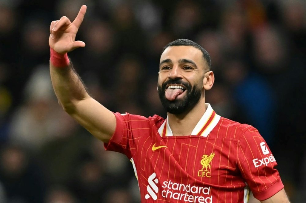 Salah will end 2024 as the player with the most G/A in Europe. AFP