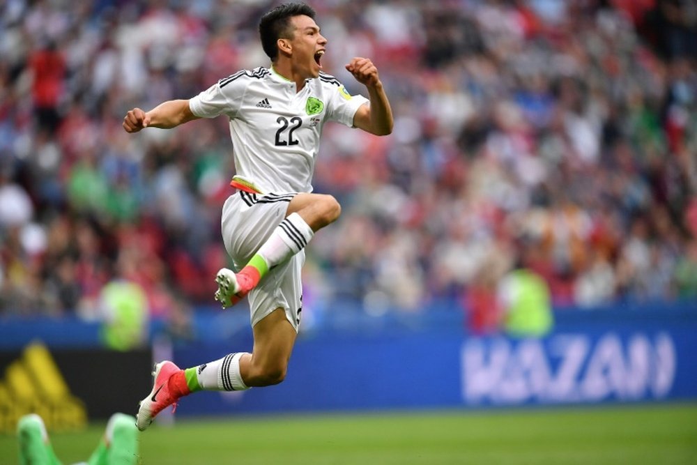 Hirving Lozano dio la victoria a México. AFP