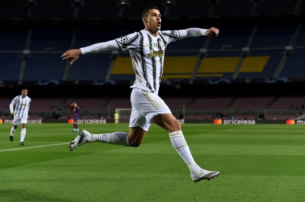 Cristiano Ronaldo, toujours plus haut. AFP