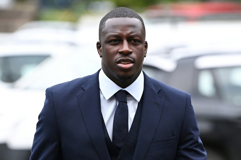 Benjamin Mendy, absuelto en Inglaterra. AFP