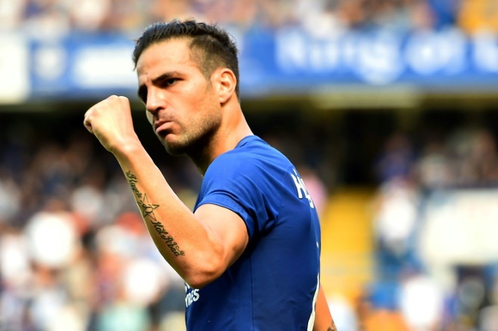 Fabregas says he never thought about leaving Chelsea. AFP
