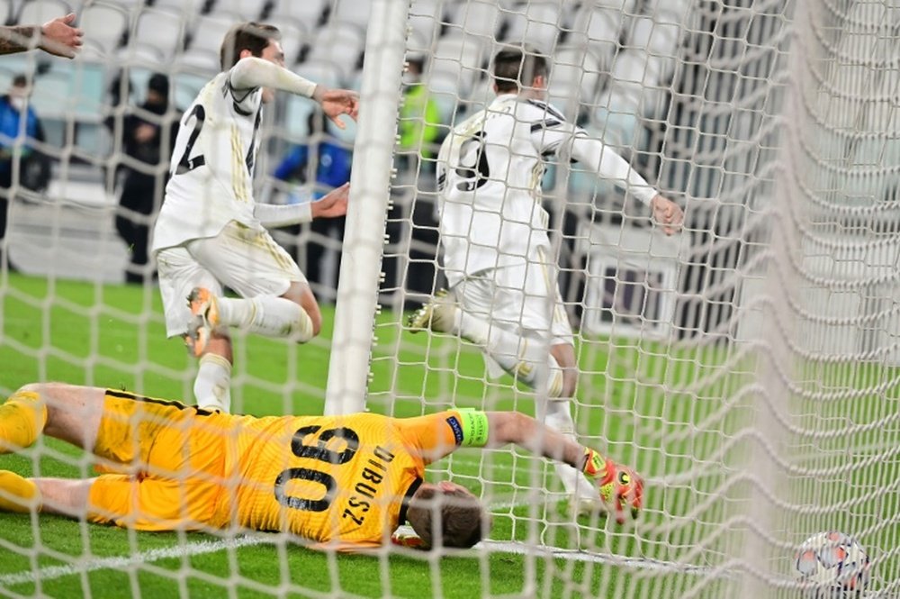 Morata salvó a la Juve en el último suspiro. AFP/Archivo