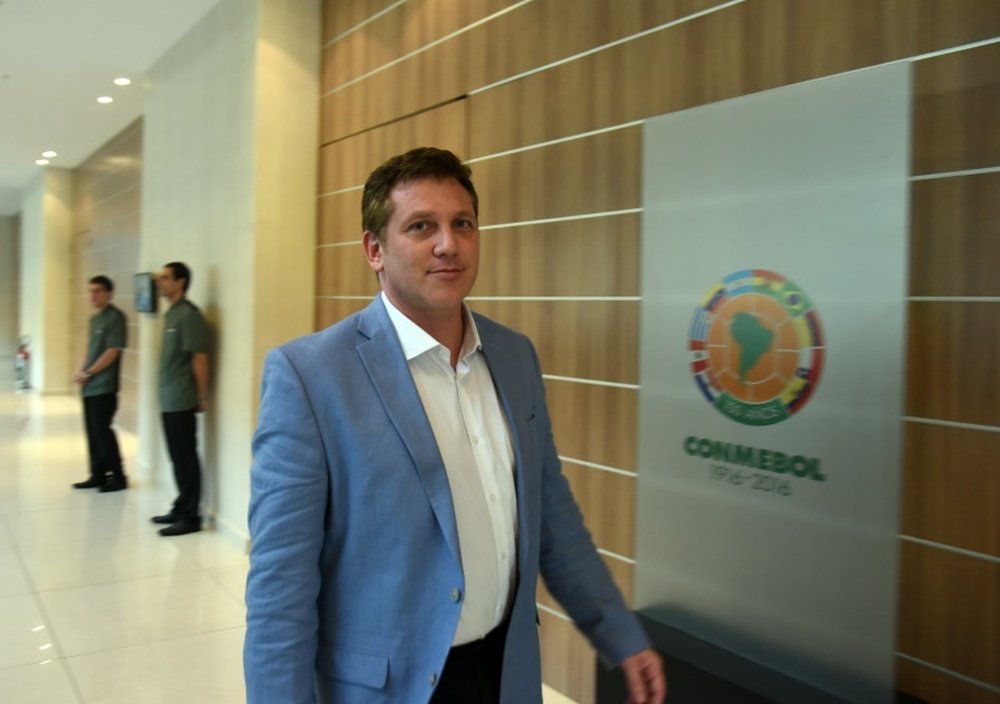 El nuevo mandatario de la Conmebol, Alejandro Domínguez. AFP