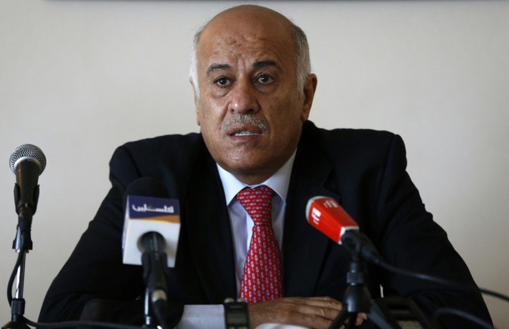 Palestinian Football Association head and member of the Fatah Central Committee, Jibril Rajoub. AFP