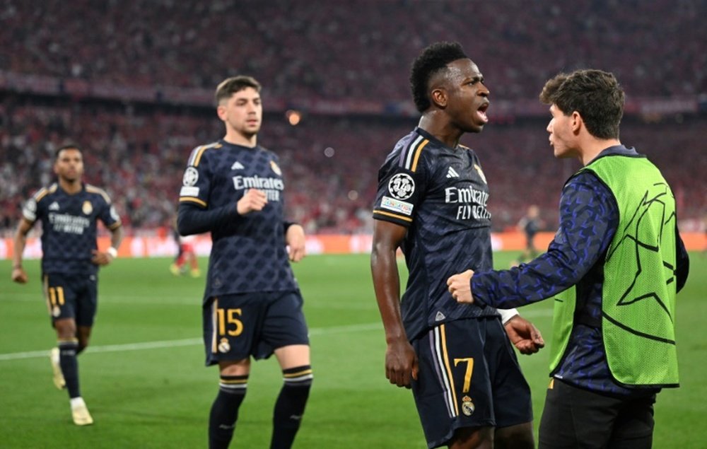 Vini's brace rescues a draw against Bayern. AFP