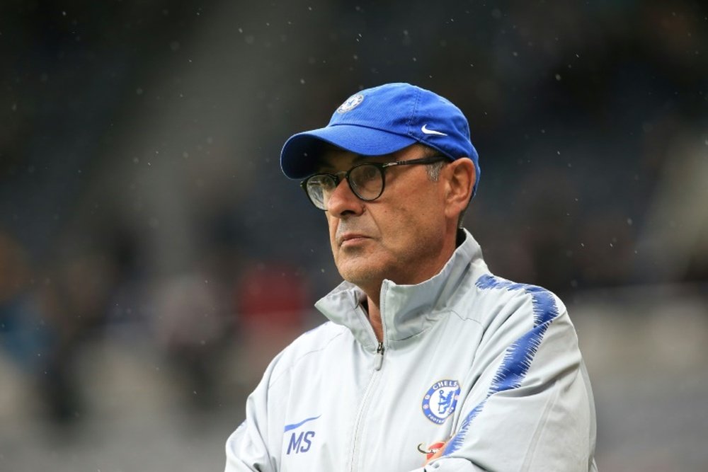 Sarri has won all three of his first Premier League fixtures. AFP