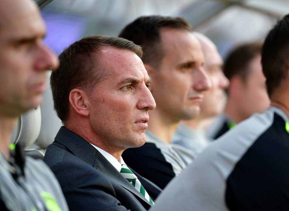 Rodgers is confident that his Celtic side will rise to the occasion against Leipzig next month. AFP