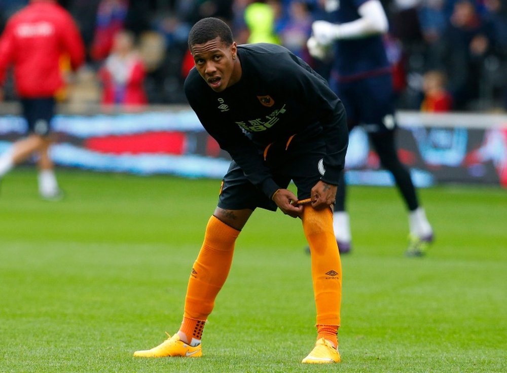 Hull Citys Uruguayan striker Abel Hernandez, pictured on October 4, 2014, scored his 17th goal of the season gave Hull a fifth successive victory