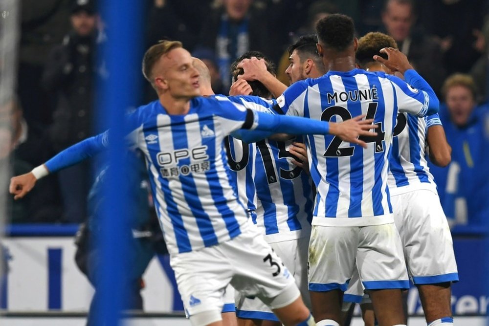 Huddersfield won their first match of the season against Fulham on Monday. AFP