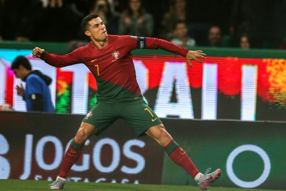 Portugal venció por 4-0 a Liechtenstein. AFP