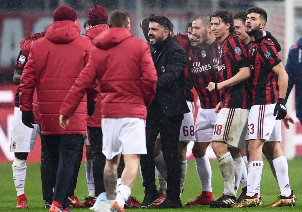 Milan a un besoin vital de gagner. AFP