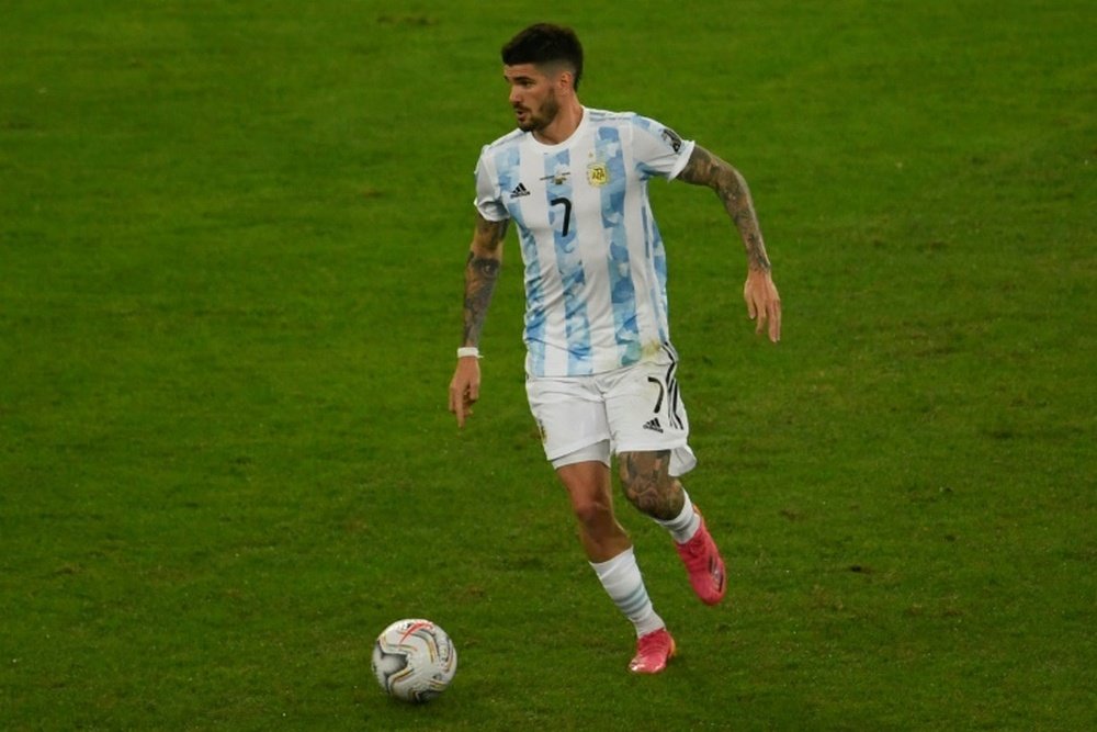 Rodrigo de Paul jugó su último partido de la temporada el pasado 10 de julio. AFP