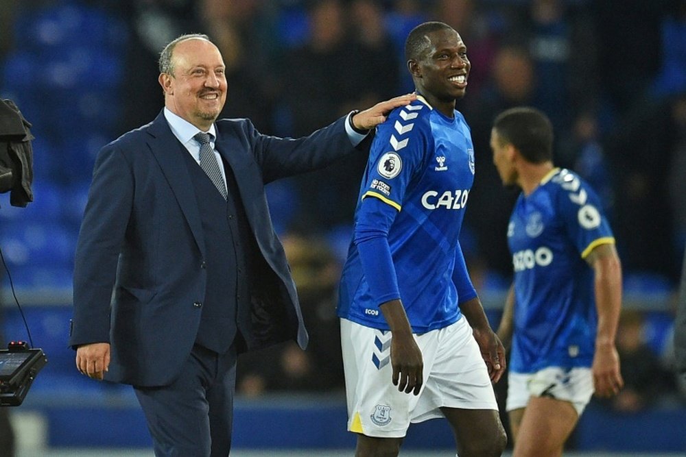 Benitez wants to stay at Everton. AFP