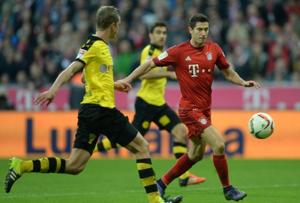 El Borussia se cita con el Bayern en las semis de la Copa. AFP