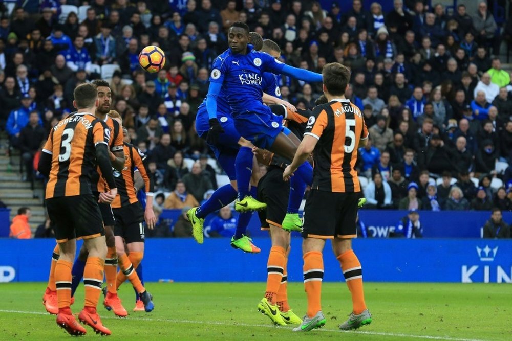 El Leicester quiere ampliar el contrato a Ndidi. AFP