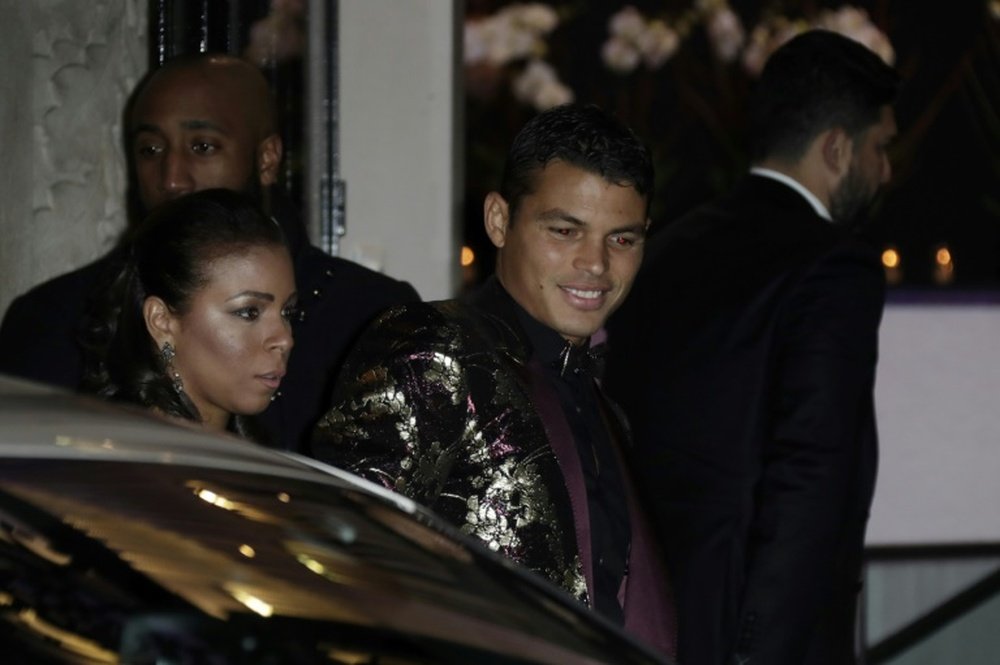 Quand Ben Arfa offrait un dîner romantique à Thiago Silva. AFP