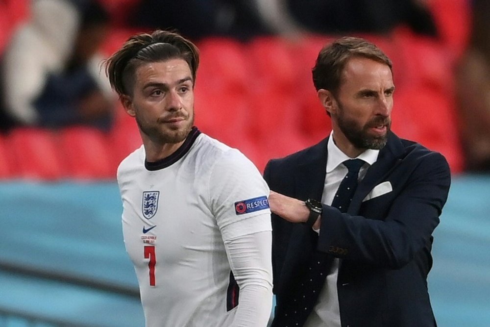 Grealish spoke about his absence at the last European Championship. AFP