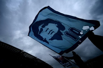 Un an de la mort de Diego Armando Maradona. AFP