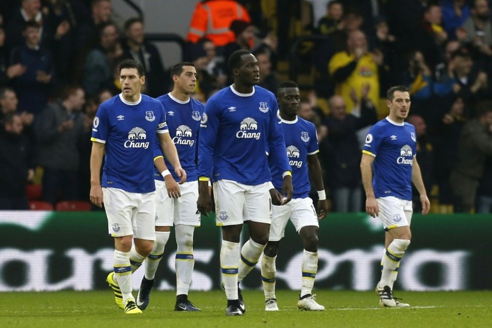 El Everton podría dejar salir a uno de sus jugadores menos habituales. AFP