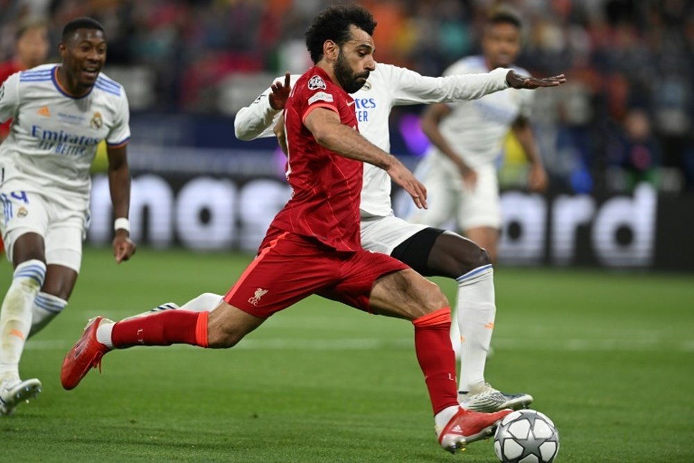 Mo Salah ne digère toujours pas la défait en finale de C1. afp