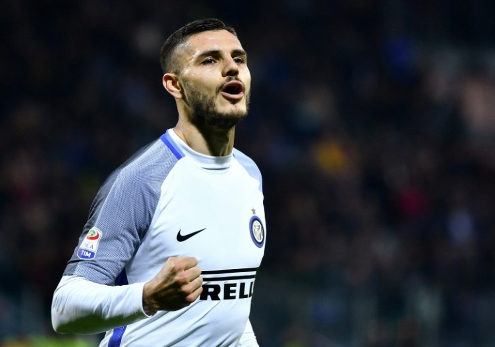 Reports claim Icardi is set to undergo a medical with Real Madrid. AFP