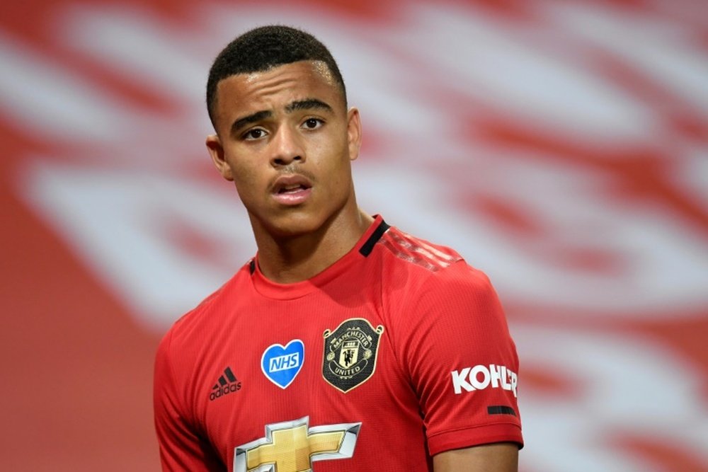 Mason Greenwood was remanded in custody on Monday. AFP