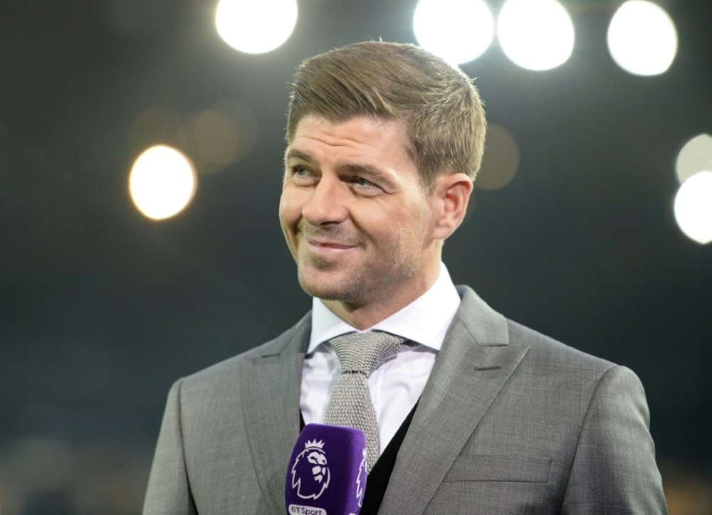 Gerrard is embarking on a coaching career. AFP