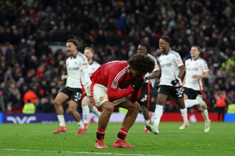 There will be no trip to Wembley this season for United. AFP