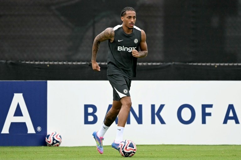 Joao Pedro, antes de las semifinales del Mundial. AFP