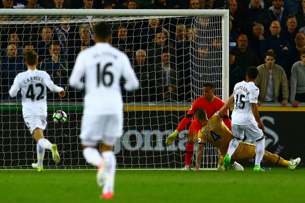 Espectacular remontada del Tottenham. AFP